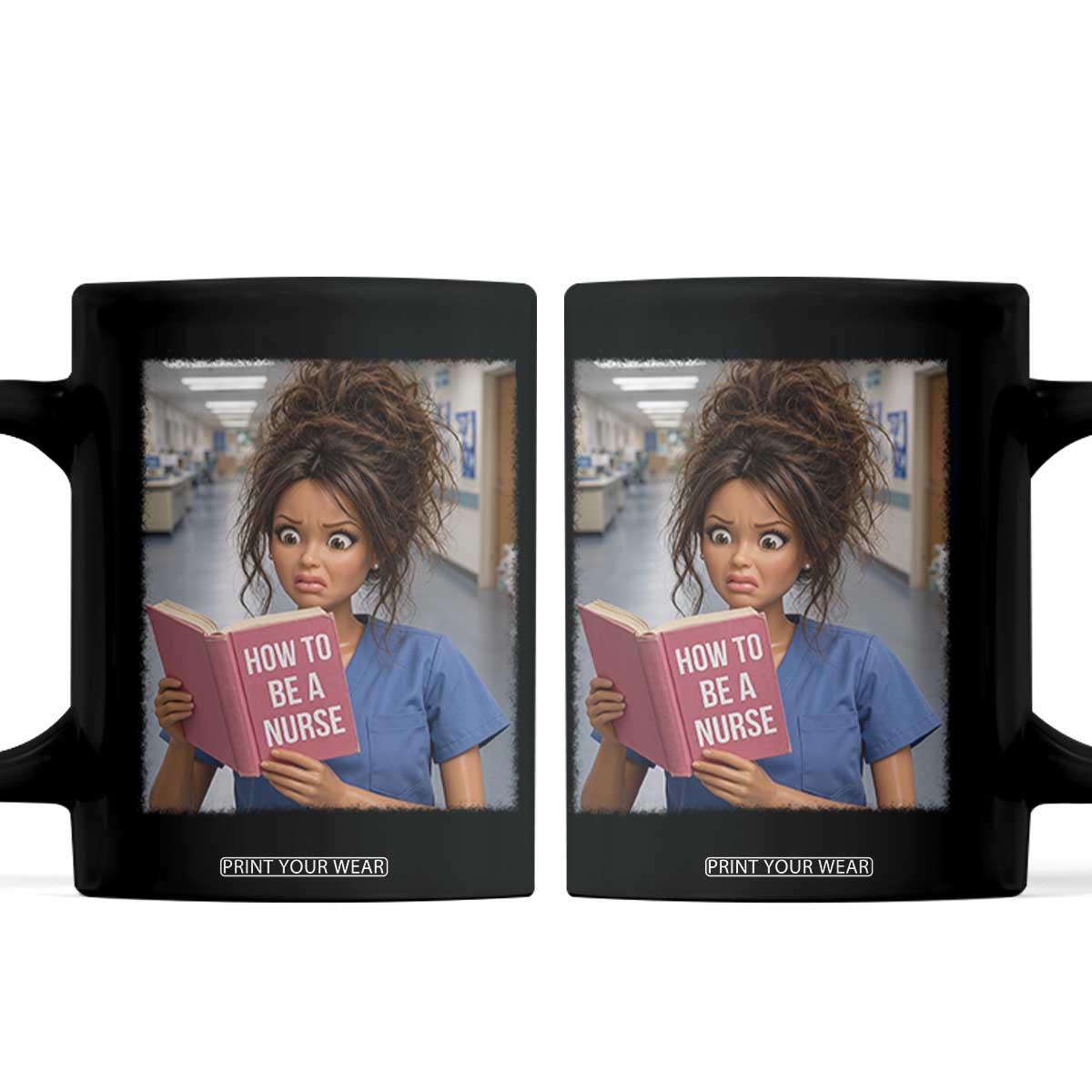 Funny Nursing Student Doll Face Meme Coffee Mug Future Nurse Gift