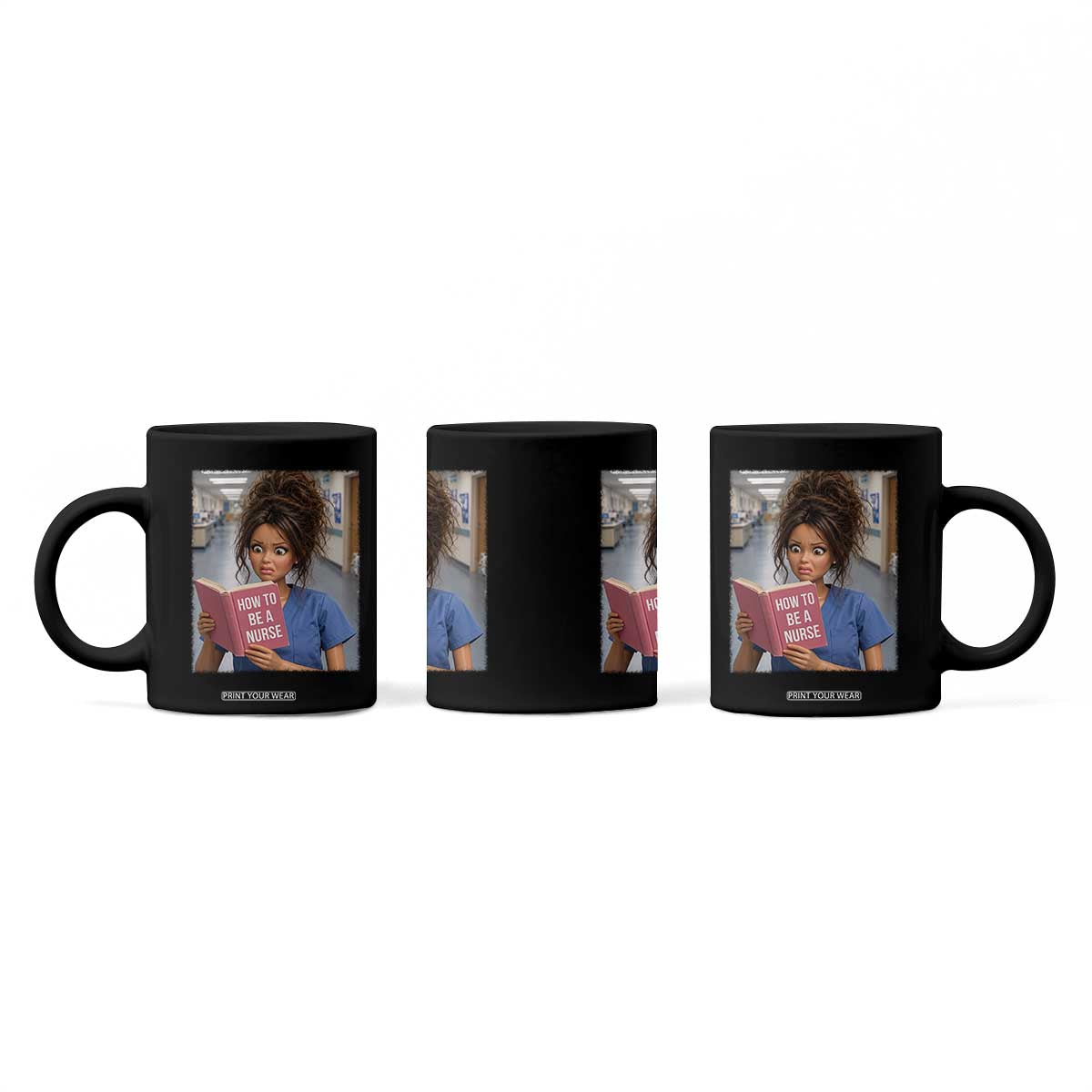 Funny Nursing Student Doll Face Meme Coffee Mug Future Nurse Gift