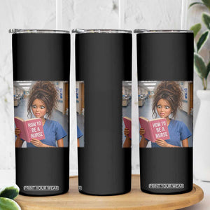 Funny Nursing Student Doll Face Meme Skinny Tumbler Future Nurse Gift