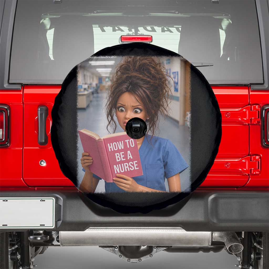 Funny Nursing Student Doll Face Meme Spare Tire Cover Future Nurse Gift