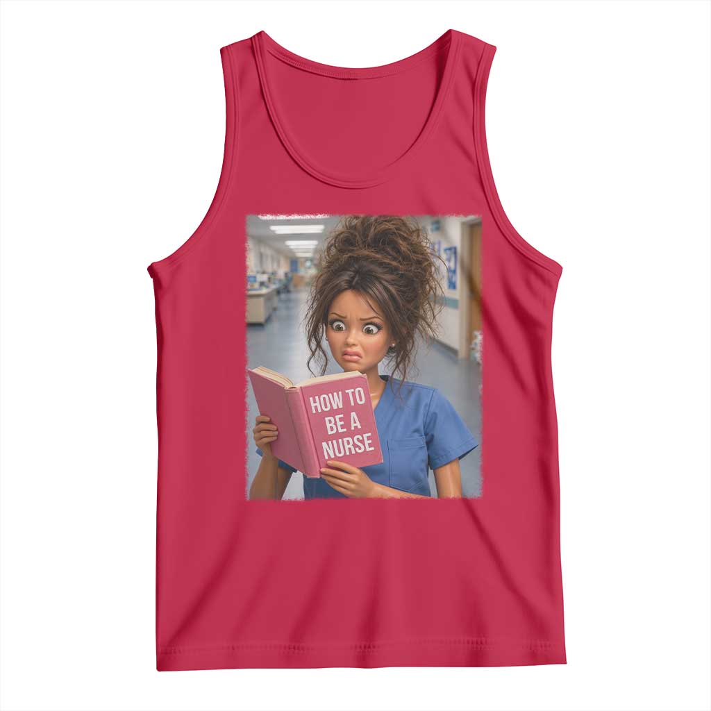 Funny Nursing Student Doll Face Meme Tank Top Future Nurse Gift