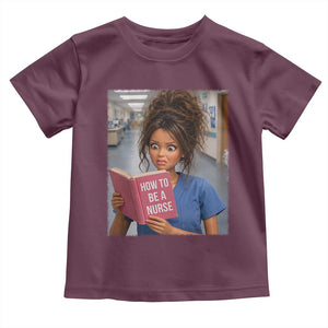 Funny Nursing Student Doll Face Meme Toddler T Shirt Future Nurse Gift
