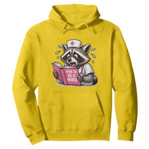 Funny Raccoon Nursing Student Healthcare Gift Hoodie