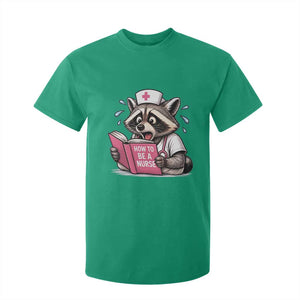 Funny Raccoon Nursing Student Healthcare Gift T Shirt For Kid