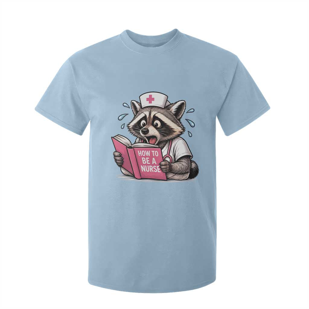 Funny Raccoon Nursing Student Healthcare Gift T Shirt For Kid
