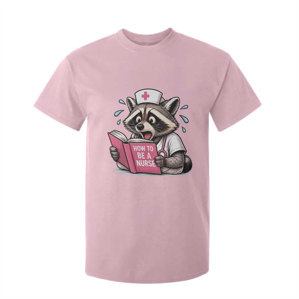 Funny Raccoon Nursing Student Healthcare Gift T Shirt For Kid