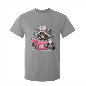 Funny Raccoon Nursing Student Healthcare Gift T Shirt For Kid