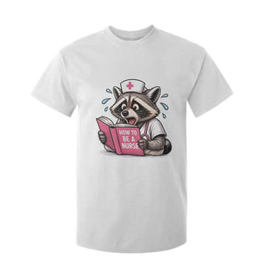 Funny Raccoon Nursing Student Healthcare Gift T Shirt For Kid