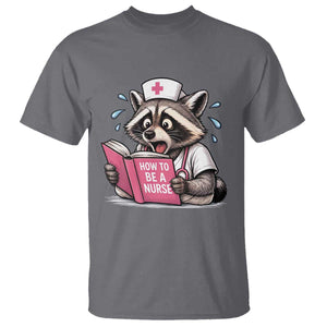 Funny Raccoon Nursing Student Healthcare Gift T Shirt
