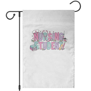 Pastel Nursing Student Medical School Gift Garden Flag