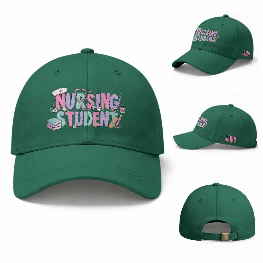 Pastel Nursing Student Medical School Gift Baseball Cap