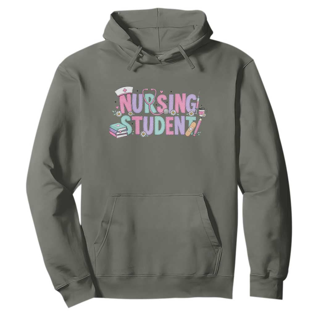 Pastel Nursing Student Medical School Gift Hoodie
