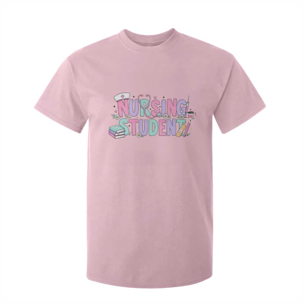 Pastel Nursing Student Medical School Gift T Shirt For Kid