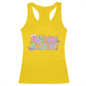 Pastel Nursing Student Medical School Gift Racerback Tank Top