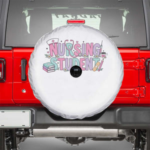 Pastel Nursing Student Medical School Gift Spare Tire Cover
