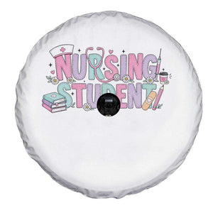 Pastel Nursing Student Medical School Gift Spare Tire Cover