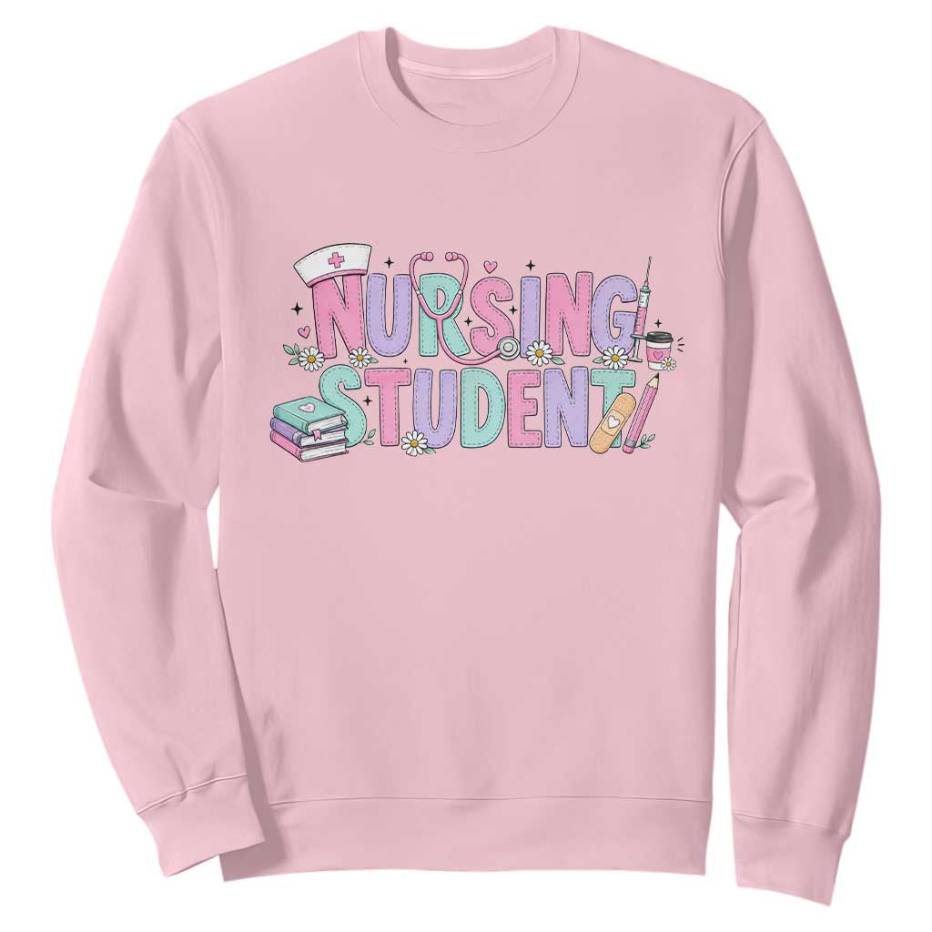 Pastel Nursing Student Medical School Gift Sweatshirt