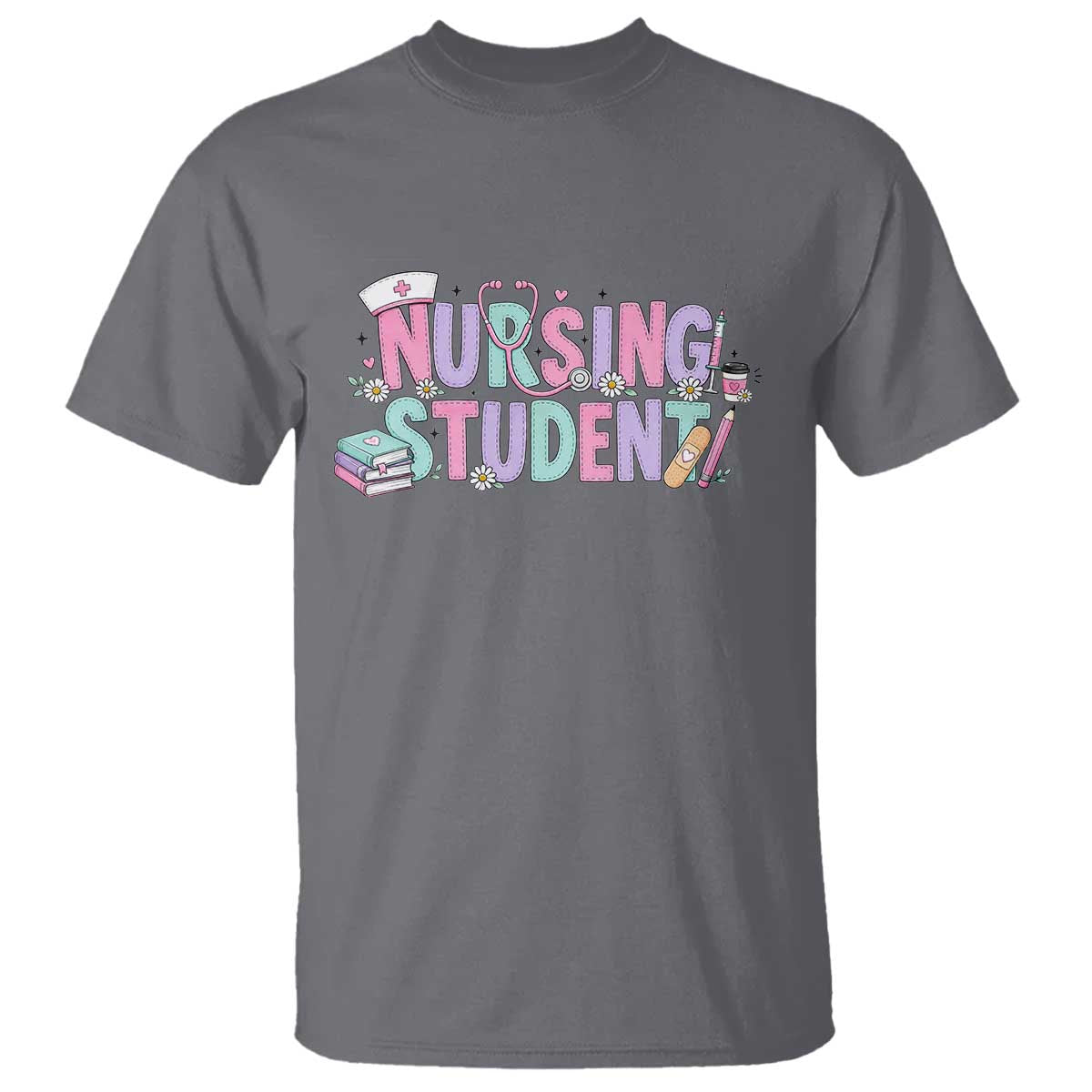 Pastel Nursing Student Medical School Gift T Shirt