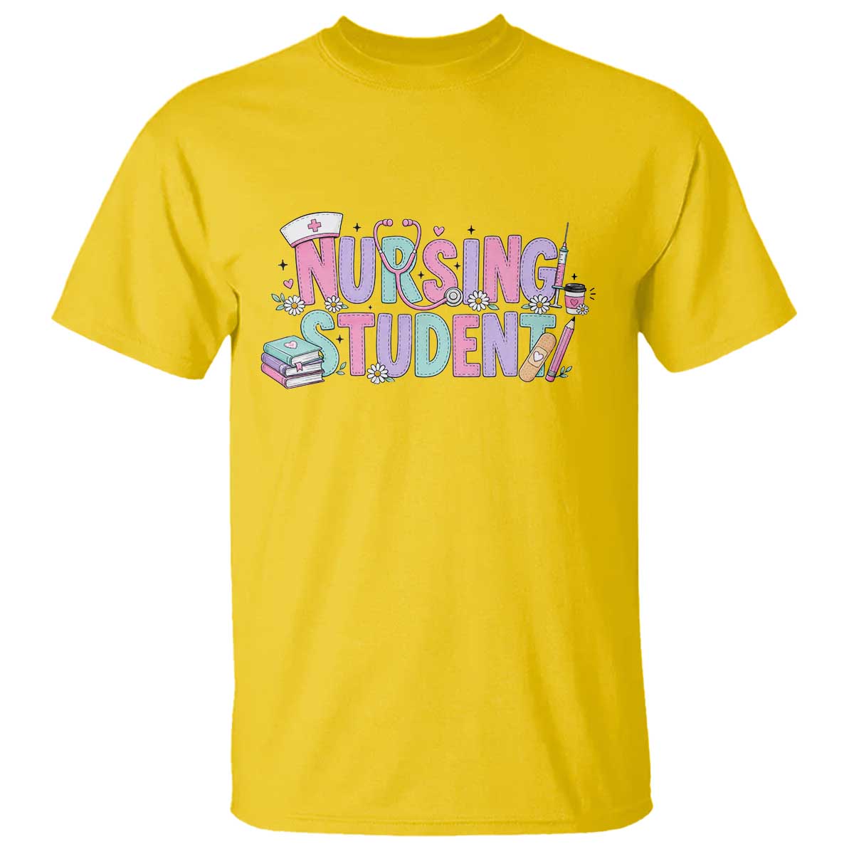Pastel Nursing Student Medical School Gift T Shirt