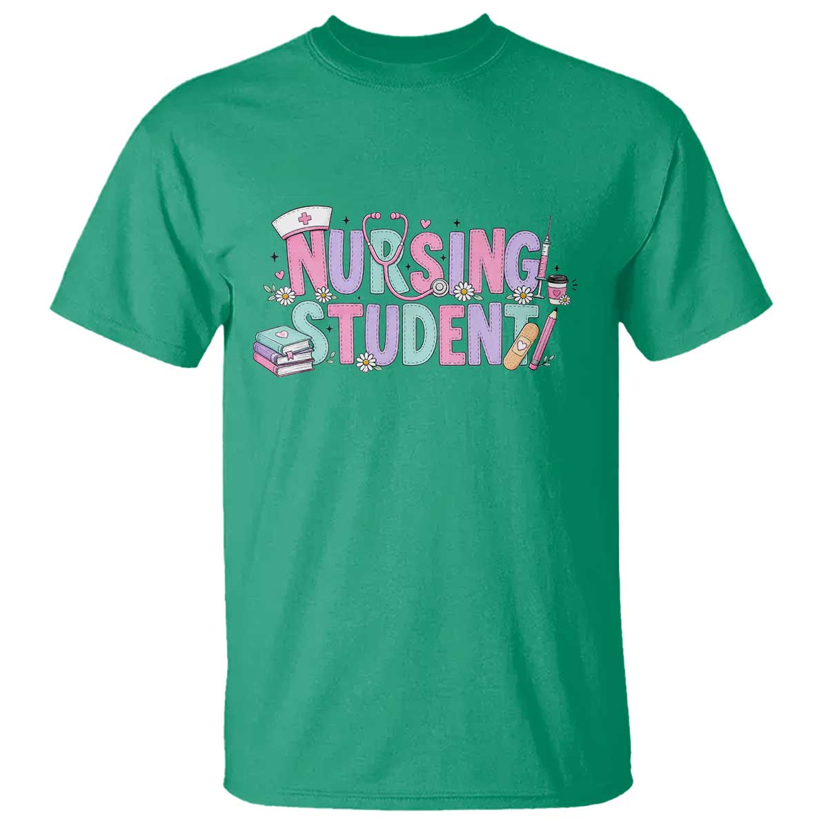 Pastel Nursing Student Medical School Gift T Shirt