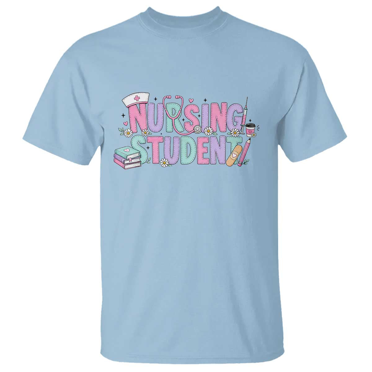 Pastel Nursing Student Medical School Gift T Shirt