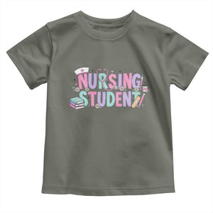Pastel Nursing Student Medical School Gift Toddler T Shirt