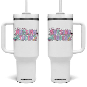 Pastel Nursing Student Medical School Gift Tumbler With Handle
