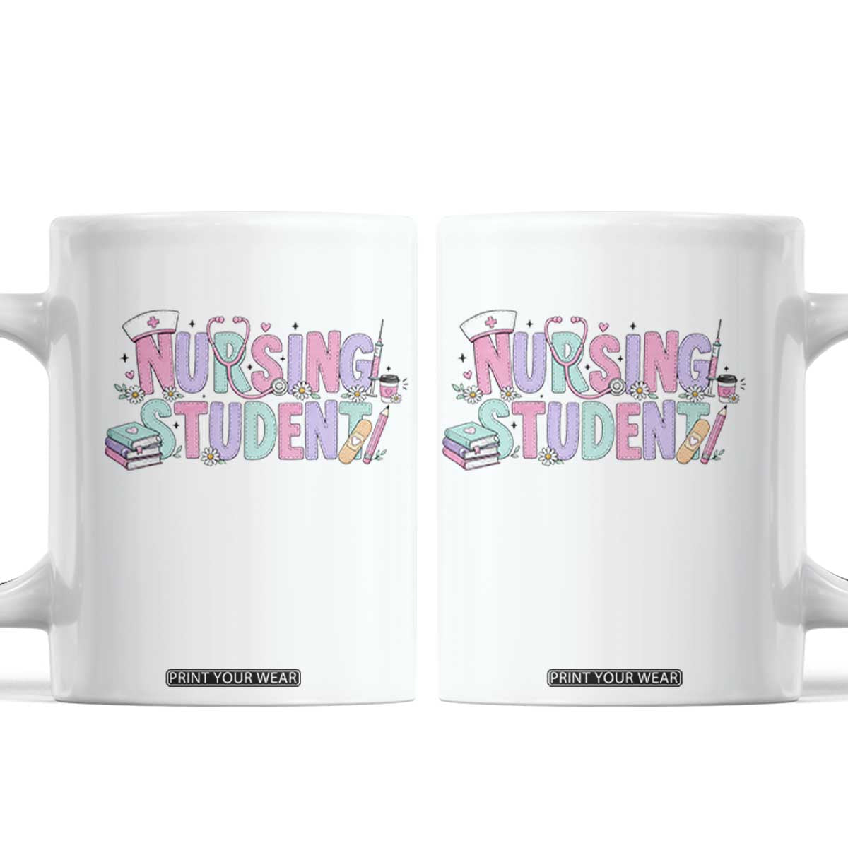 Pastel Nursing Student Medical School Gift Coffee Mug