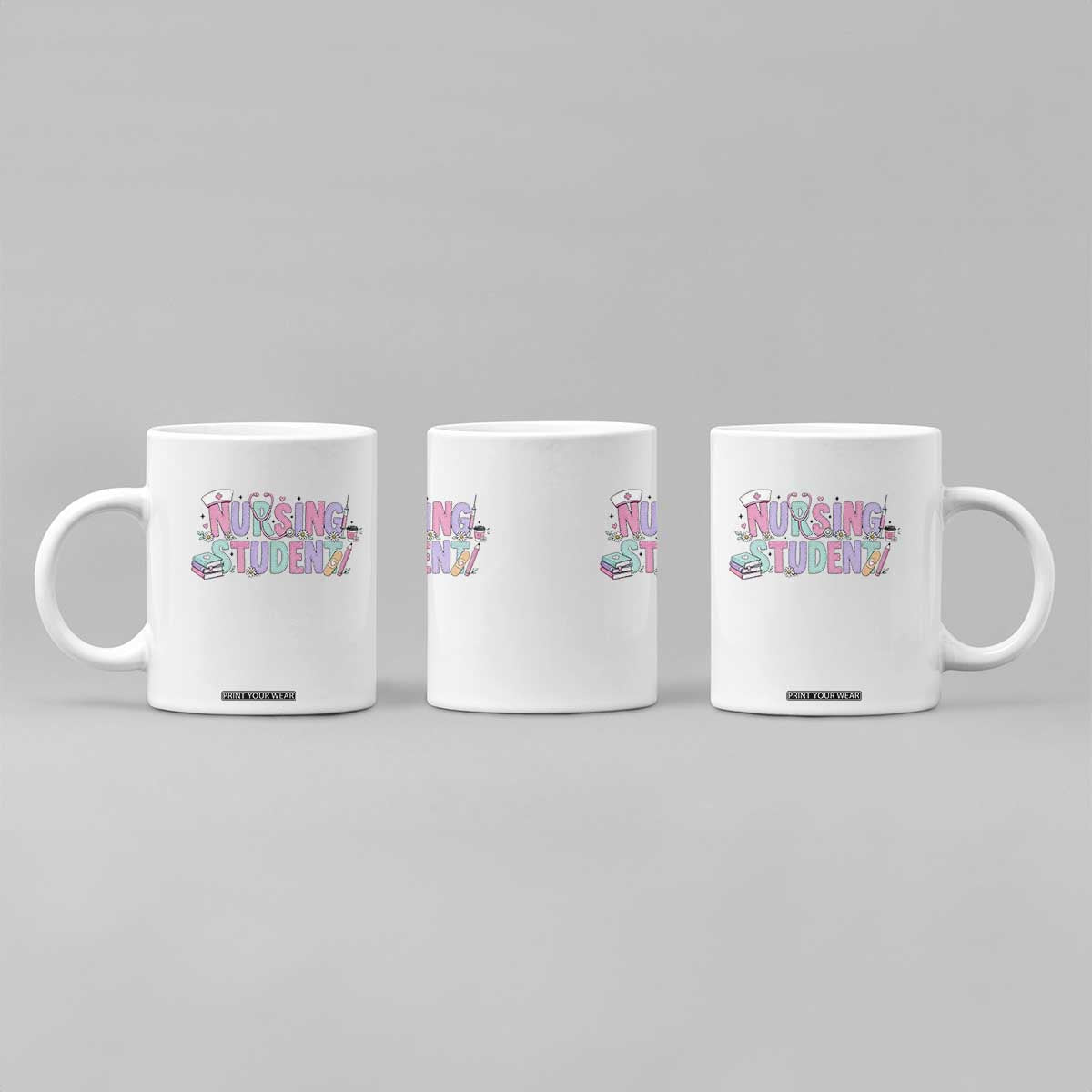 Pastel Nursing Student Medical School Gift Coffee Mug