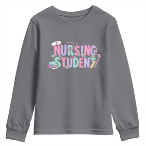 Pastel Nursing Student Medical School Gift Youth Sweatshirt