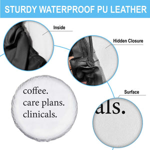 Funny Nursing School Life Spare Tire Cover Coffee Care Plans And Clinicals