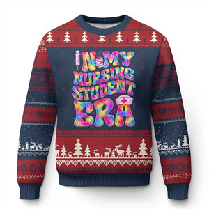 In My Nursing Student Era Ugly Christmas Sweater Future Nurse Gift