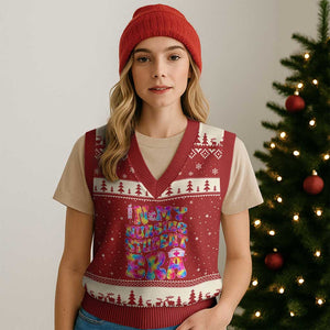 In My Nursing Student Era V-Neck Knit Sweater Vest Future Nurse Gift