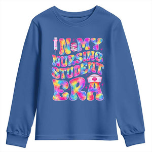In My Nursing Student Era Youth Sweatshirt Future Nurse Gift