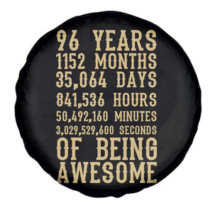 Vintage 96th Birthday Gift Spare Tire Cover 96 Years Of Being Awesome