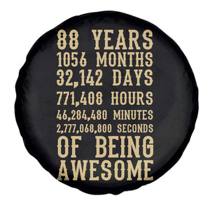 Vintage 88th Birthday Gift Spare Tire Cover 88 Years Of Being Awesome