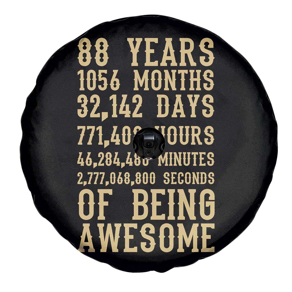 Vintage 88th Birthday Gift Spare Tire Cover 88 Years Of Being Awesome