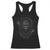 Angry Gorilla Face On Cracked Wall Racerback Tank Top Animal Lover Gift TS12 Black Print Your Wear