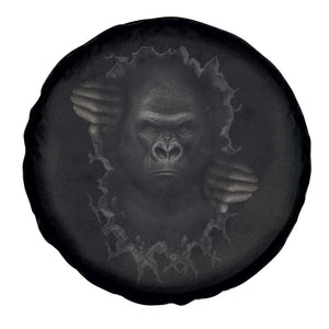 Angry Gorilla Face On Cracked Wall Spare Tire Cover Animal Lover Gift TS12 Print Your Wear