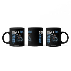 Just A Boy Who Loves Gorillas Coffee Mug Gorilla Lover Gift TS12 Print Your Wear