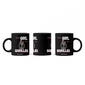Gorilla Lover Gift Coffee Mug Just A Girl Who Loves Gorillas TS12 Print Your Wear
