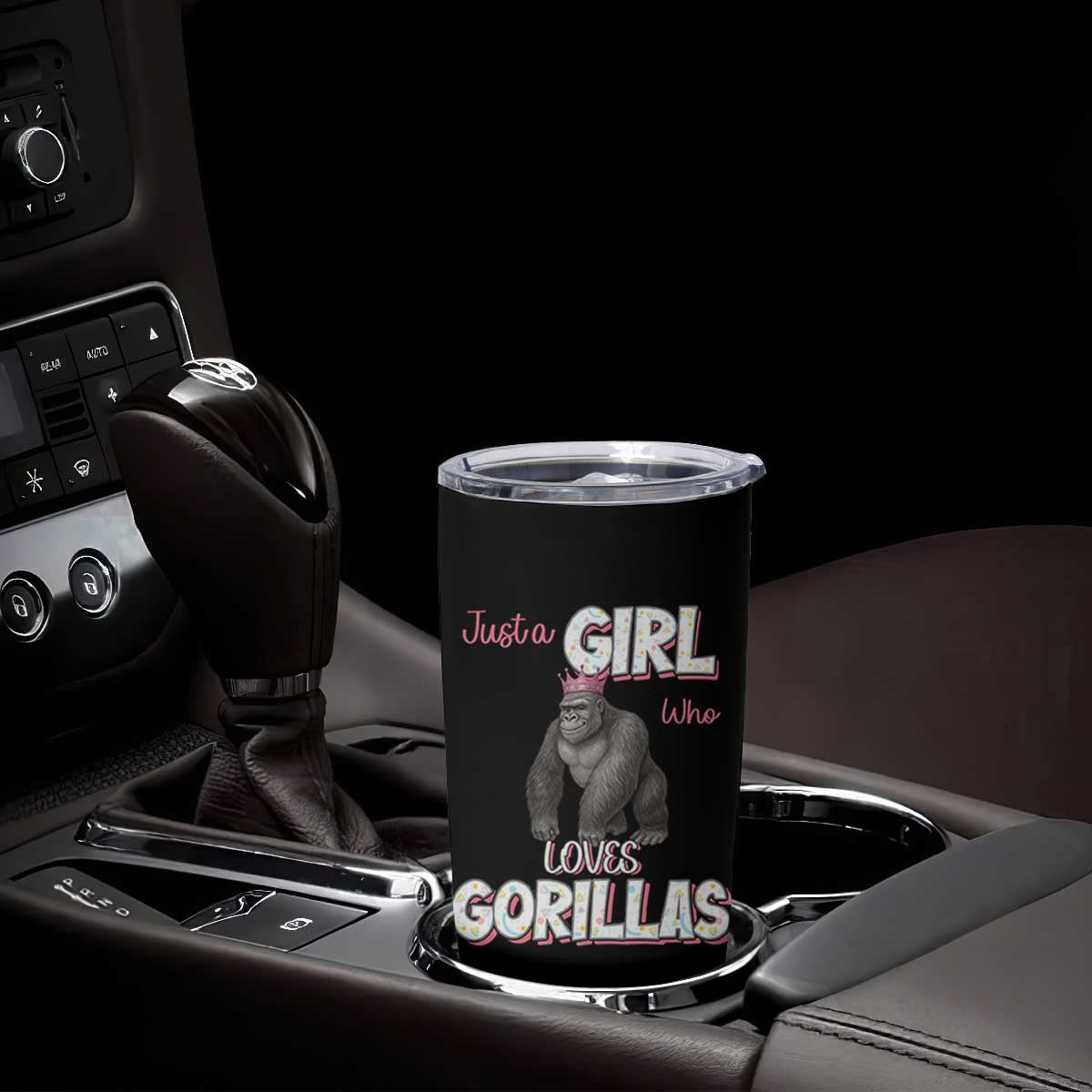 Gorilla Lover Gift Tumbler Cup Just A Girl Who Loves Gorillas TS12 Print Your Wear