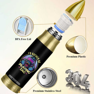 VR Gamer Gorilla Bullet Tumbler Id Rather Be Playing Tag Gift TS12 Print Your Wear