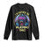 VR Gamer Gorilla Long Sleeve Shirt Id Rather Be Playing Tag Gift TS12 Black Print Your Wear
