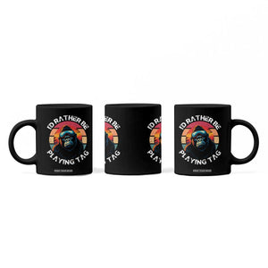Funny Gorilla Lover Coffee Mug Id Rather Be Playing Tag VR Game TS12 Print Your Wear