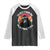 Funny Gorilla Lover Raglan Shirt Id Rather Be Playing Tag VR Game TS12 Black White Print Your Wear