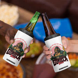 Fitness Lover Gift 4 in 1 Can Cooler Tumbler Gorilla Mode TS12 Print Your Wear