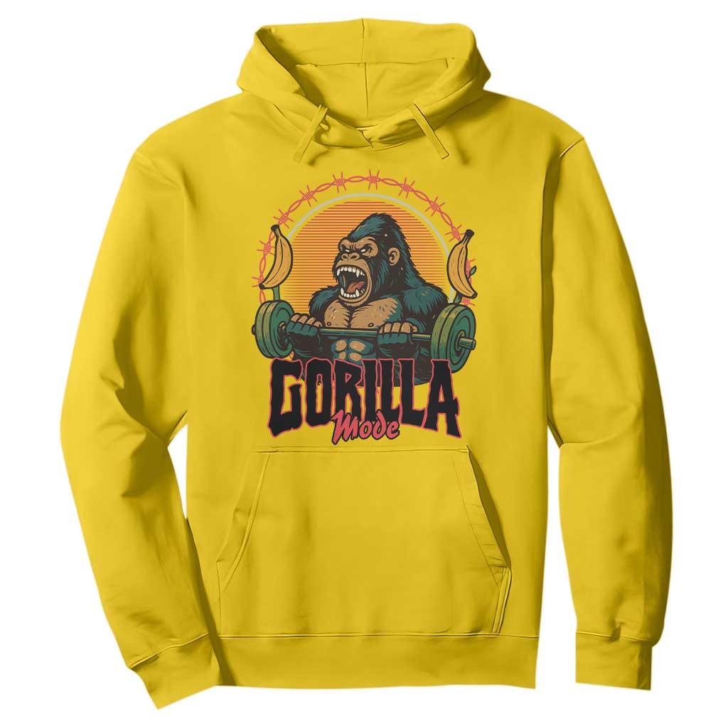 Fitness Lover Gift Hoodie Gorilla Mode TS12 Daisy Print Your Wear