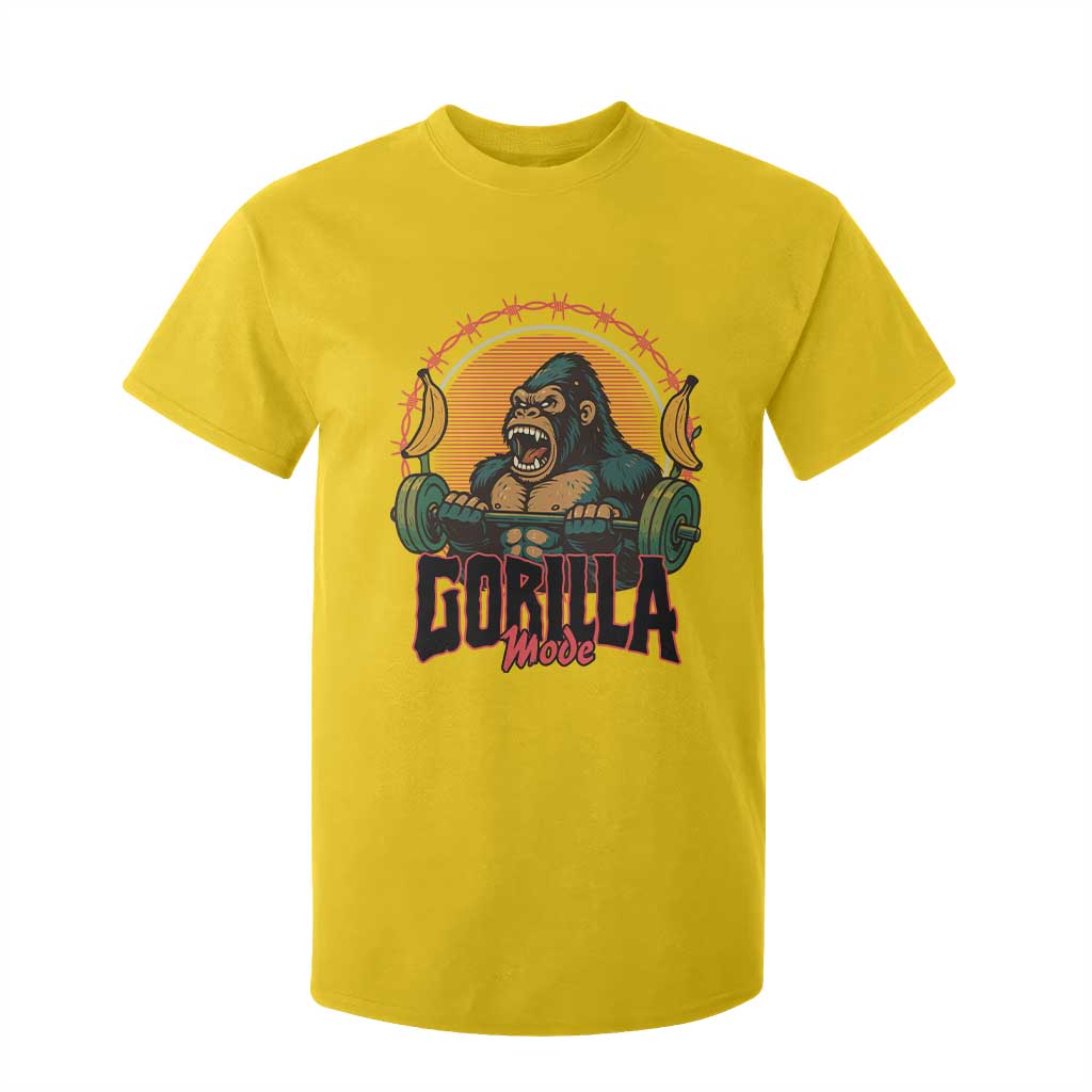 Fitness Lover Gift T Shirt For Kid Gorilla Mode TS12 Daisy Print Your Wear