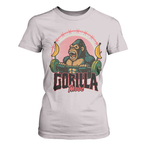 Fitness Lover Gift T Shirt For Women Gorilla Mode TS12 Ice Gray Print Your Wear